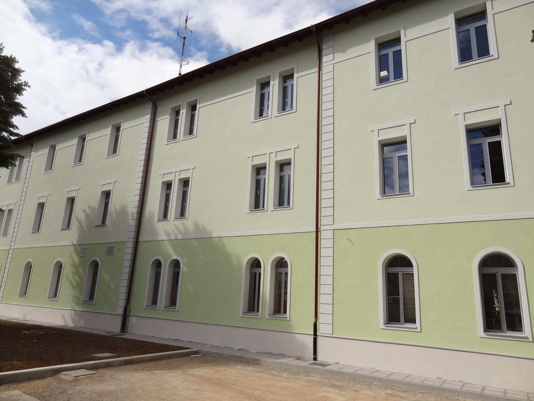 Renoviertes Gebäude